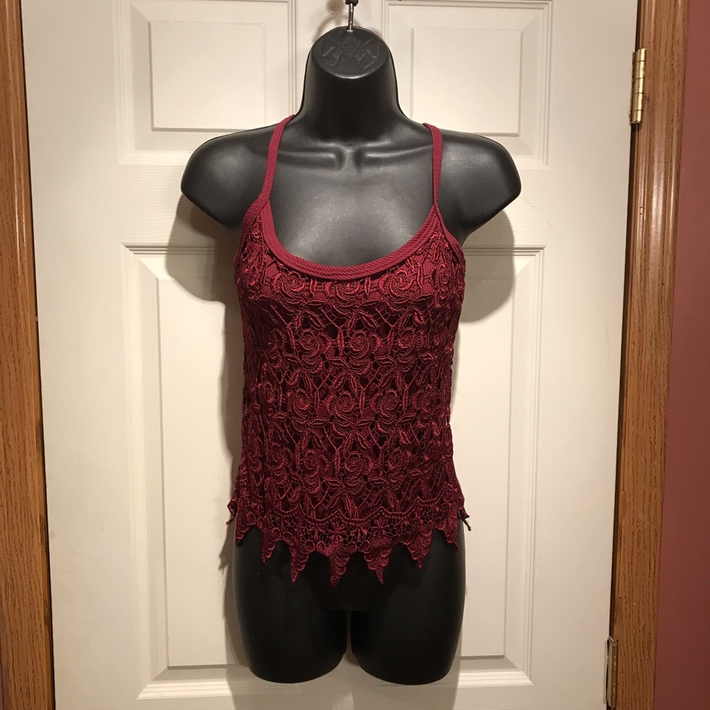 Lace tank top
